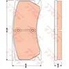 Kit de plaquettes de frein, frein à disque GDB1801 TRW GDB1801
