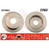 Jeu de 2 disques de frein TRW DF4963 - Réf. 1113621
