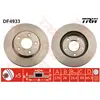 TRW Disques de frein pour DODGE: Caliber & MITSUBISHI: ASX, Lancer (Ref: DF4933)