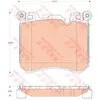 Kit de plaquettes de frein, frein à disque GDB1826 TRW GDB1826