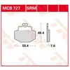 Jeu de plaquettes de frein TRW MCB727SRM