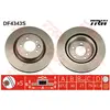 Disque de frein TRW LUC DF4343S avant, ventilé, 1 pièce