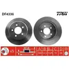 Jeu de 2 disques de frein TRW DF4336 - Réf. 1002840