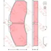 Kit de plaquettes de frein, frein à disque GDB3385 TRW GDB3385