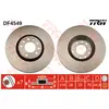 Jeu de 2 disques de frein TRW DF4549 - Réf. 1031304