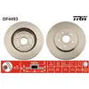 Jeu de 2 disques de frein TRW DF4493 - Réf. 1106352