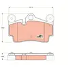 Kit de plaquettes de frein, frein à disque COTEC GDB1653 TRW GDB1653