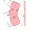Kit de plaquettes de frein, frein à disque COTEC GDB1547 TRW GDB1547
