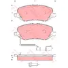 Kit de plaquettes de frein, frein à disque GDB1489 TRW GDB1489