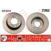 Jeu de 2 disques de frein TRW DF4234 - Réf. 1005176