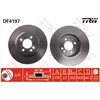 Jeu de 2 disques de frein TRW DF4197 - Réf. 1005159