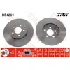 Disque de frein, ventil, Essieu avant TRW, par ex. pour Mercedes-Benz