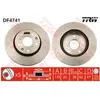 TRW Disques de frein pour SUZUKI: SX4 & FIAT: Sedici (Ref: DF4741)