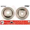 TRW Disques de frein pour MERCEDES-BENZ: Classe ML, Classe R, Classe GL (Ref: DF7352)
