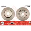 Jeu de 2 disques de frein TRW DF7340 - Réf. DF7340
