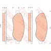 Kit de plaquettes de frein, frein à disque GDB1713 TRW GDB1713