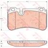 Kit de plaquettes de frein, frein à disque GDB1711 TRW GDB1711