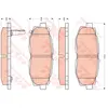 Kit de plaquettes de frein, frein à disque GDB3442 TRW GDB3442