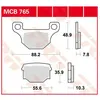 Trw Plaquettes De Frein Arrière Organiques Allround Aprilia Rs4 125 11