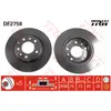 Jeu de 2 disques de frein TRW DF2758 - Réf. 600DF2758