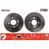 Disque de frein TRW DF2753 avant, ventilé, 1 pièce