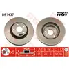 Jeu de 2 disques de frein TRW DF1437 - Réf. 1004961