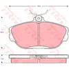 Kit de plaquettes de frein, frein à disque GDB4033 TRW GDB4033