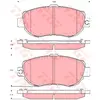 Kit de plaquettes de frein, frein à disque GDB1241 TRW GDB1241