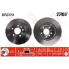 Jeu de 2 disques de frein TRW DF2773 - Réf. 1005045