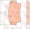 Kit de plaquettes de frein, frein à disque GDB1756 TRW GDB1756