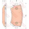 Kit de plaquettes de frein, frein à disque GDB1769 TRW GDB1769