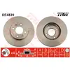 Jeu de 2 disques de frein TRW DF4839 - Réf. 1083780