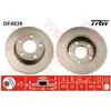 Jeu de 2 disques de frein TRW DF4039 - Réf. 1002765