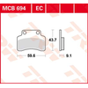 Kit de plaquettes de frein, frein à disque Organic Allround MCB694 TRW MCB694