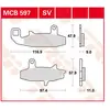 TRW Plaquettes de frein, et mâchoires moto, MCB597SV Sinter street
