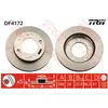 TRW Disques de frein pour KIA: Retona, Sportage (Ref: DF4172)
