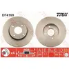 TRW Disques de frein pour NISSAN: 200SX, Primera, Almera (Ref: DF4169)