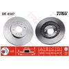 Jeu de 2 disques de frein TRW DF4107 - Réf. 600DF4107
