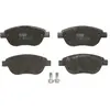 Kit de plaquettes de frein, frein à disque COTEC GDB1464 TRW GDB1464