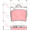 Kit de plaquettes de frein, frein à disque COTEC GDB1455 TRW GDB1455