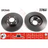 Jeu de 2 disques de frein TRW DF2645 - Réf. 1005007