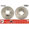 Jeu de 2 disques de frein TRW DF2607 - Réf. 600DF2607