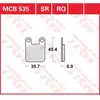 Kit de plaquettes de frein, frein à disque Organic Allround MCB535 TRW MCB535