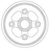 TRW Tambour de frein pour CHEVROLET: Spark, Matiz (Ref: DB4555)