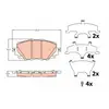 Kit de plaquettes de frein, frein à disque GDB2200 TRW GDB2200