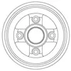 TRW Tambour de frein pour SUZUKI: Alto (Ref: DB4477)
