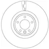 Disque de frein DF6957S TRW DF6957S