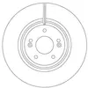 TRW Disques de frein pour KIA: Optima (Ref: DF6958S)