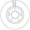 Disque de frein TRW DF6628 avant, ventilé, 1 pièce
