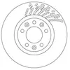 Jeu de 2 disques de frein TRW DF6657 - Réf. 1255854